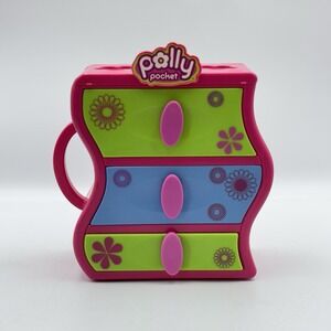 Vintage Polly Pocket Shake N‎ Sort Dresser Mattel 2006 Great For Small Clothes